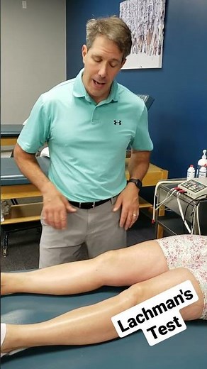 How to perform the "Lachman's Test" #shorts #knee #orthoevalpal