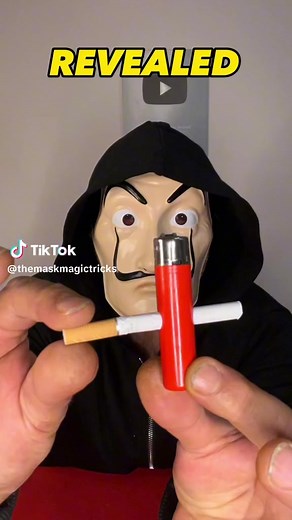 5.9K views · 122 reactions | CIGARETTE THROUGH LIGHTER MAGIC TRICK REVEALED | The Mask Magic Tricks Revealed | Facebook