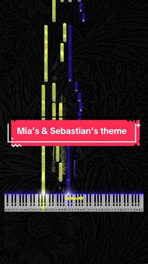 Mia & Sebastian’s theme | tutorial | like/follow-more | #pianotutorials #pianocovers #pianotok