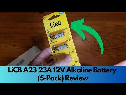 LiCB A23 23A 12V Alkaline Battery🔋⚡ (5 Pack) Review