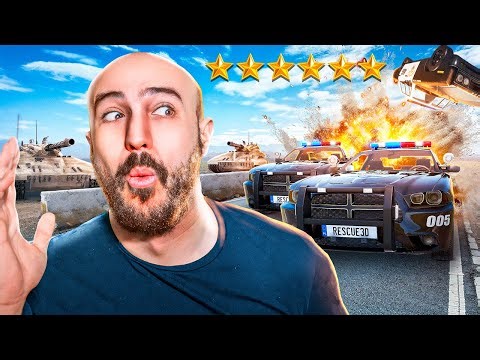 SURVIVRE 24H À 6 ETOILES SUR GTA 5 !