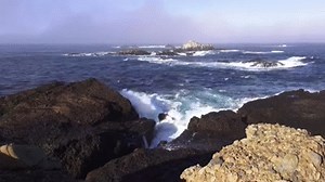 Relaxing Ocean Waves Crashing Into Rocky Shore (3 Hours) on Make a GIF
