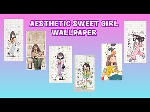 Aesthetic sweet girl wallpaper 🩷🎀 || part 1