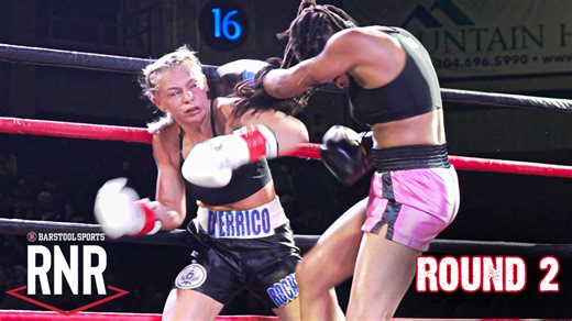 "Vicious" Vicky D takes on Malaysia "The Boxing Barbie" Mackey at RNR 21 in Huntington, West Virginia. | Rough N' Rowdy Brawl