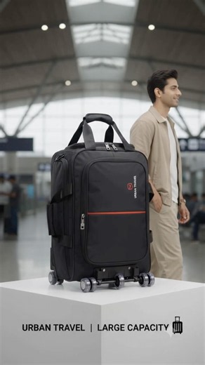 Urban Travel Luggage 70L Strolley Duffel Bag | Large Travel Trolley Bag 🔥 Travel Bag 🎒
