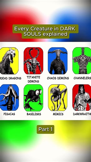 Every Creature in DARK SOULS explained part (1)