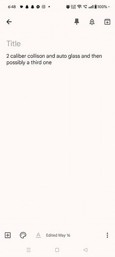 caliber collison and auto glass update