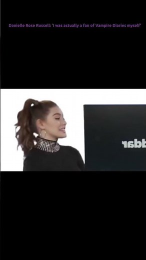 Danielle Rose Russell: 'I was actually a fan of Vampire Diaries myself' #shorts
