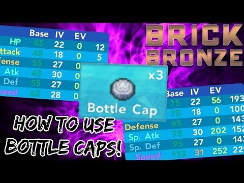 Pokemon Brick Bronze - HOW TO USE BOTTLE CAPS!
