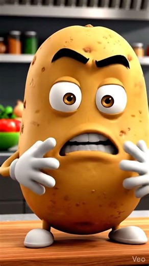 Main Aaloo Hoon Mujhe Halke Mein Mat Lo | Funny Talking Object #fyp #cartoon #aicartoon #webcartoon