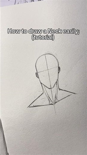 How to draw Neck - Easy Tutorial