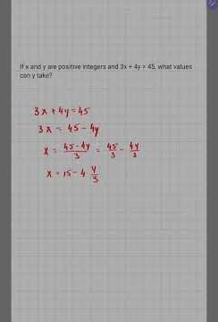 Math Challenge: Find y!
