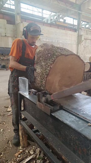 Wood Splitting Process - Firewood Processor Demonstration