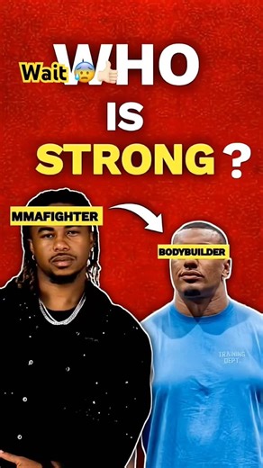 MMA FIGHTER VS BODYBUILDER who is Real stronge 🥵 #gymlife #workoutmotivation #fitnessshorts #shorts
