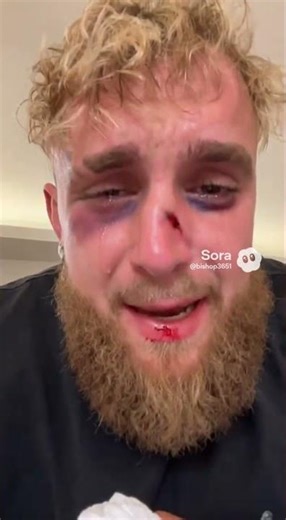 Jake Paul cries after loss!!