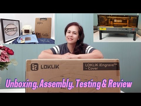 LOKLiK iEngrave Cover Machine | Unboxing, Assembly, Testing, & Review | Wi-Fi/Bluetooth Setup