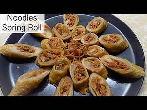 Noodles Spring Roll || easy tasty and delicious recipes ||