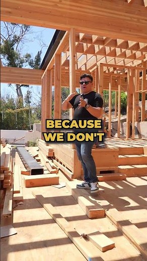 How Wood Connects to a Steel Beam #construction #constructionchannel #foryou