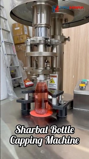 Sharbat Bottle Capping Machine | Ropp Capping