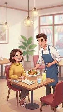 Restaurant English Conversation Customer and Waiter Dialogue for Beginners