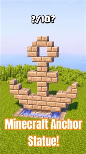 Minecraft Anchor Statue Tutorial ⚓🔥