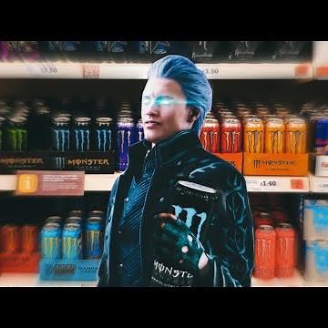 Vergil tries monster energy drink for the first time [ASMR]
