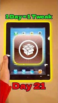 Day 21 of installing Jailbreak Tweaks on this iPad until it dies #technology #apple