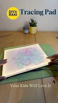 DIY Light-Up Tracing Pad for Kids | Easy DIY Craft Using Acrylic, LED & Cardboard!