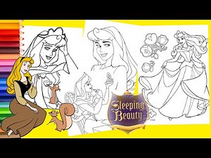 Disney Princess Aurora - Sleeping Beauty Coloring Pages for kids