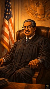 First Black U.S. Supreme Court Justice: (1967): Thurgood Marshall #BLVCKMERCH #ThurgoodMarshall #CivilRights #Justice #SupremeCourt #BlackHistory #Legacy #BlackExcellence | BLVCK MERCH