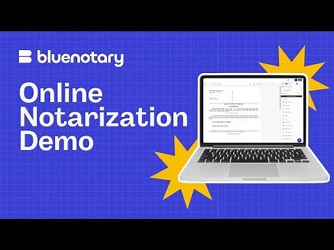 BlueNotary Session Demo