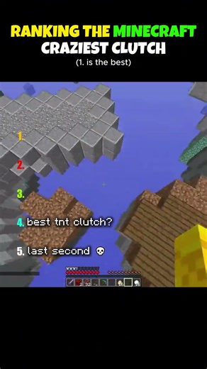 Ranking The Best Minecraft Clutch Moments