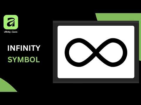 How to Create an Infinity Symbol in Affinity by Canva ♾️ (Easy Tutorial)