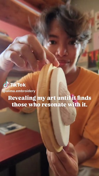 In Broken Parts We Grow: Shell Art Embroidery Project