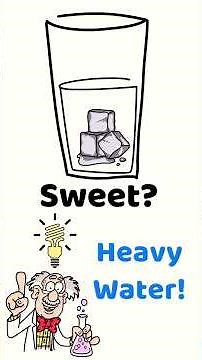 What is Heavy Water 💦 #science #heavywater #chemistry