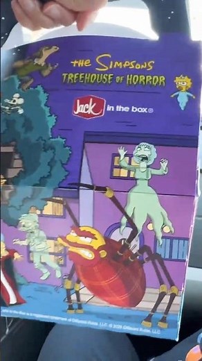 THE SIMPSONS ARE TAKING OVER JACK IN THE BOX!🎃NEW! Treehouse of Horror Meal is here! #thesimpsons