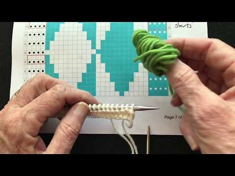 Intarsia - Adding Multiple Strands