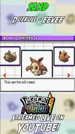 Duskull x Eevee! - Pokémon Infinite Fusion VIEWER FUSION REQUEST