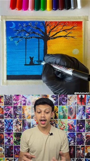 Easy Painting with DOMS Brush Pens! 🎨😱