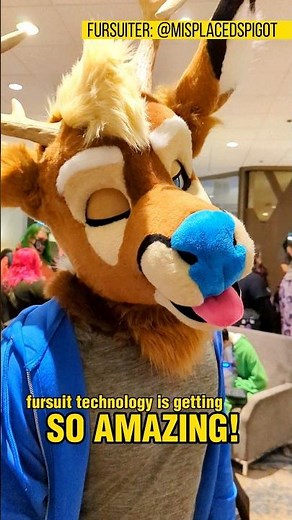 amazing animatronic fursuit at vancoufur 2023! #fursuit #fursuiter #vancoufur #furry