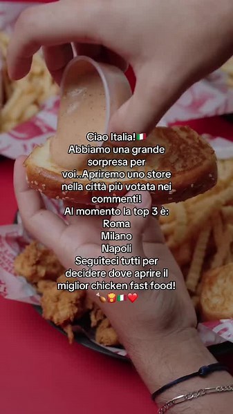 Apriamo uno store di fast food a Roma, Milano o Napoli!