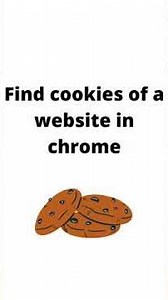 How to find cookies of a website in chrome | Arkadeep Nag