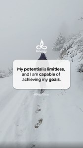 Believing in your potential is essential in achieving the goals you set for yourself. This, in addition to taking consistent action towards your goals, can help you achieve anything you set your mind to! #Innergy #Reaffirm #InnergyApp #InnergyAppPartner #InnergyCommunity | Innergy App