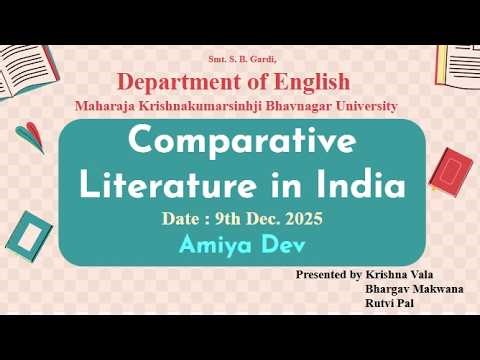 Comparative Literature in India by Amiya Dev