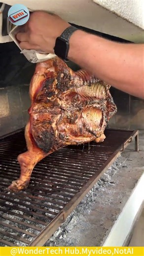 RoastedSucklingPig #wow #food #pig #grilling #roast #handmade #crafts #skills #shorts #cooking