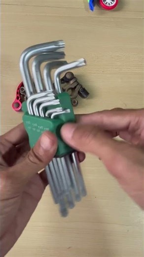 Long Star L-Shaped Wrench Set 9 Pcs Hexagonal 87-205mm #starlock