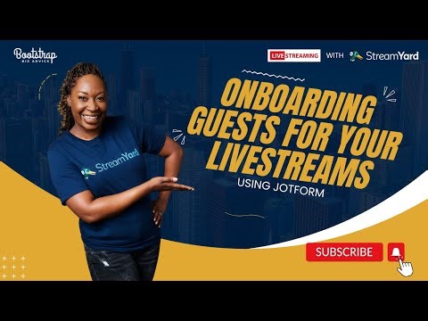 How I SCHEDULE GUEST INTERVIEWS | StreamYard & Jotform Tutorial