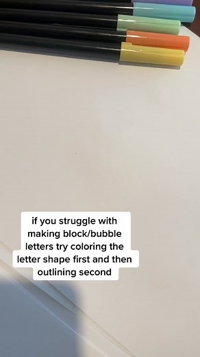 How to Create Block and Bubble Letters: DIY Lettering Tutorial
