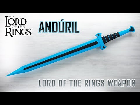 How to Make an Origami Andúril Sword from Lord of the Rings