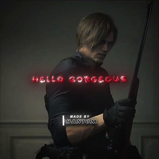 "Hello Gorgeous" | Leon Kennedy Loves His Guns | Leon Kennedy RE Requiem Edit [4K] |